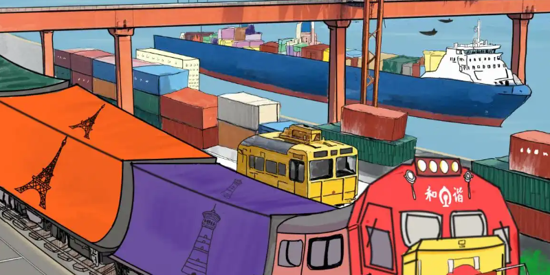 呼和浩特至天津港鐵水聯(lián)運(yùn)公共班列首發(fā)成功